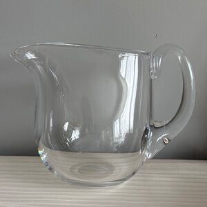 Orrefors (Sweden) Hand-Blown Signed & Numbered Glass Pitcher